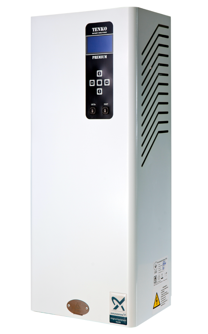 Электрический котел Tenko Премиум 4.5 кВт 380В (с насосом Grundfos)