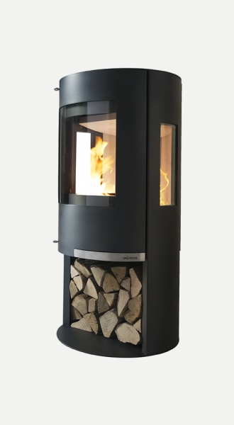 Стальная печь Invicta ONSEN 3 COTES VITRES P648814